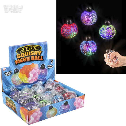 LIGHT-UP SQUEEZE MESH GRAPE BALL