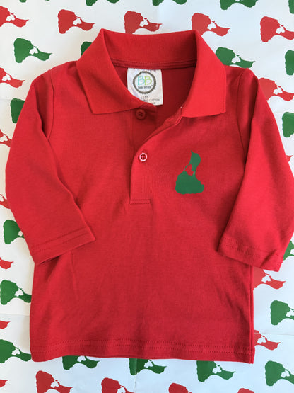 Holiday Long Sleeve Polo