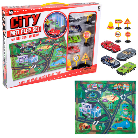 DIE CAST CAR PLAY SET