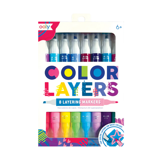 COLOR LAYERS DOUBLE ENDED LAYERING MARKERS