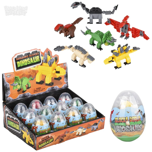 DINOSAUR BUILDING BLOCK EGG