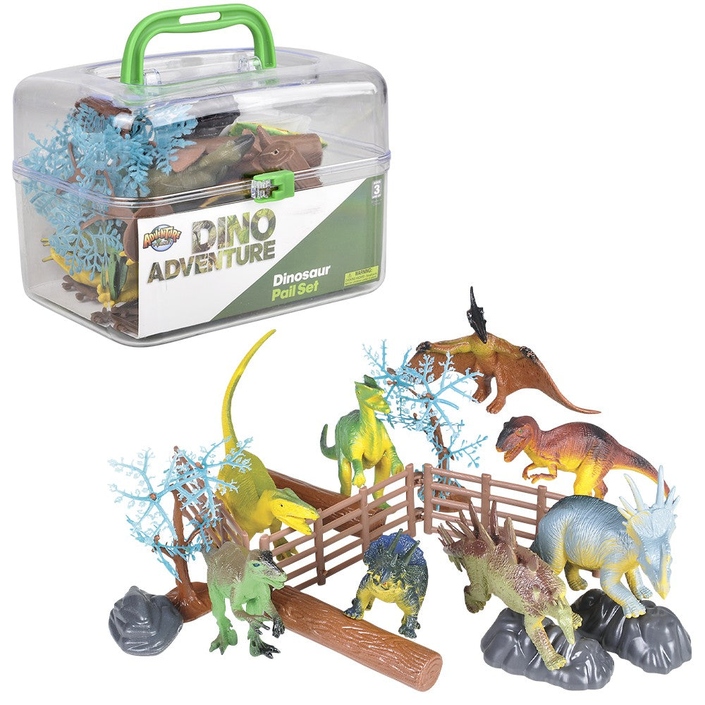 20 PC DINOSAUR PAIL SET