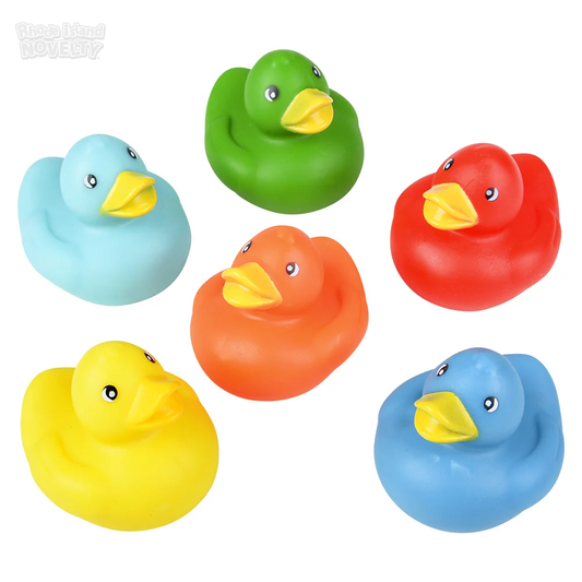 SOLID COLOR RUBBER DUCKIES