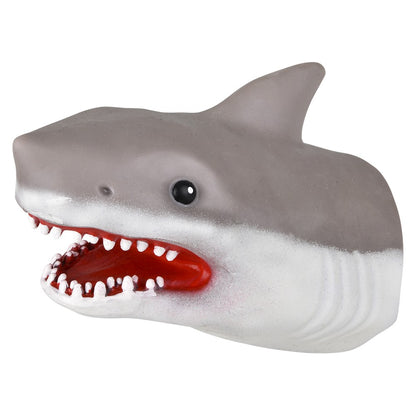 STRETCHY SHARK HAND PUPPET