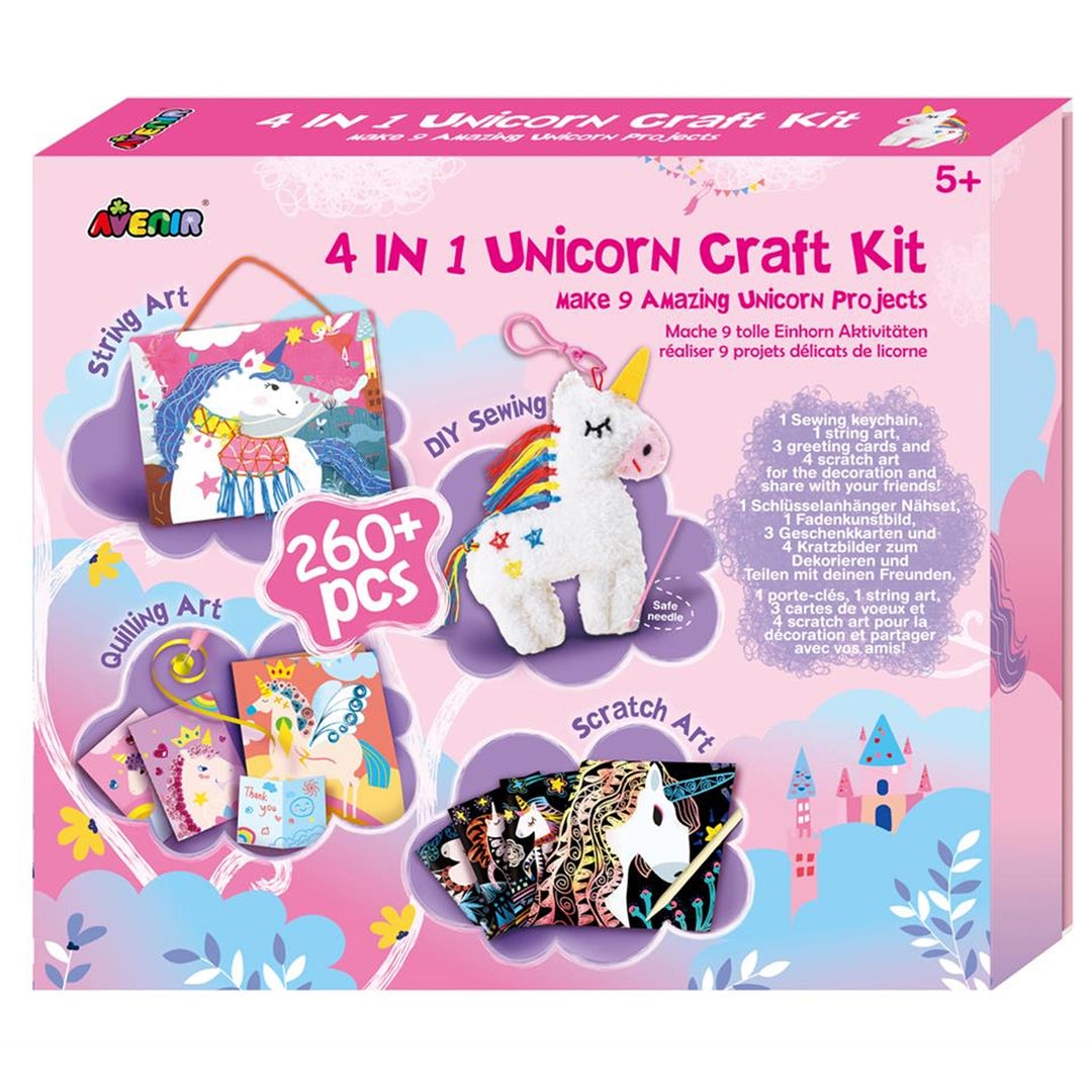 Avenir - 4 In 1 Activity Kit - Unicorn Set