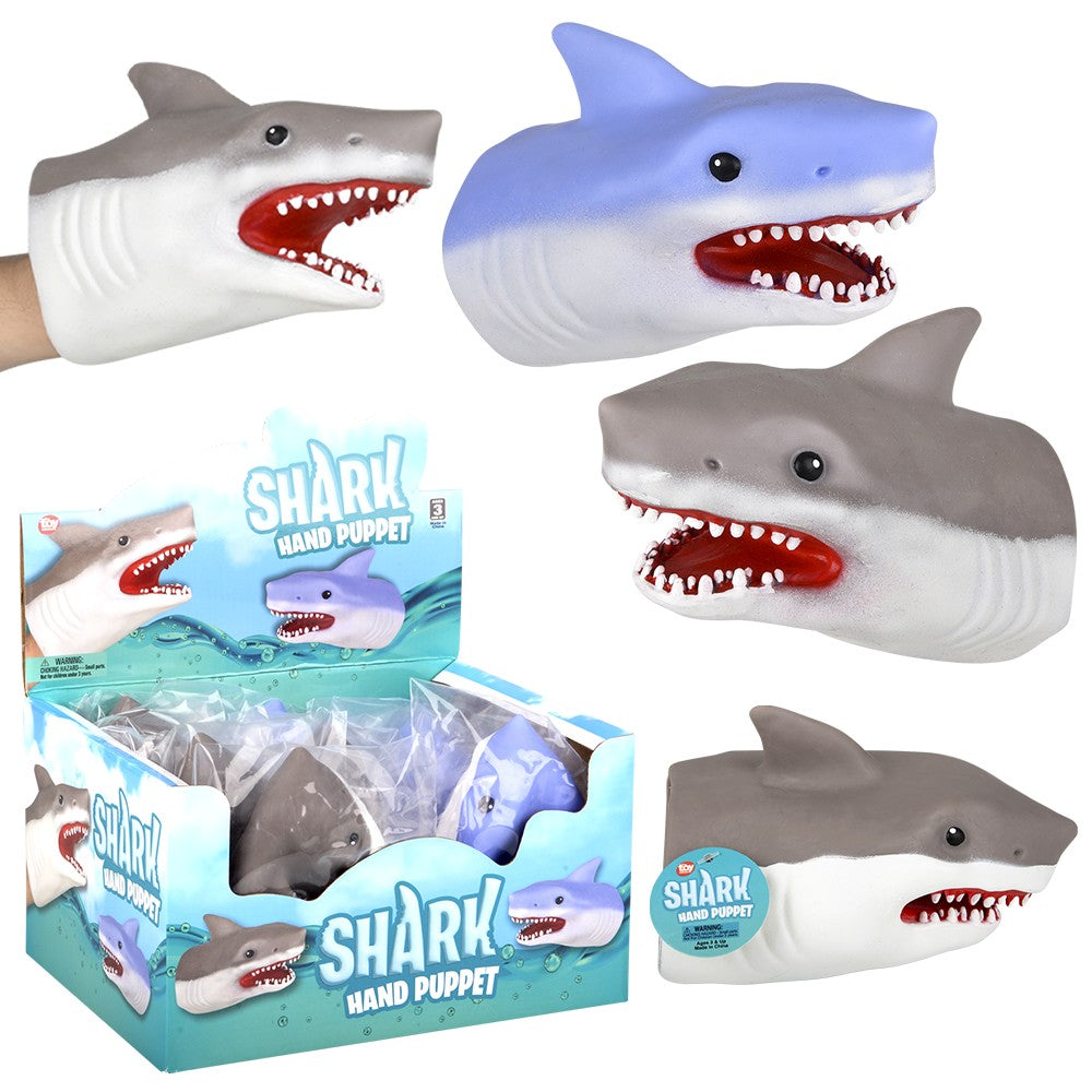 STRETCHY SHARK HAND PUPPET